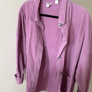 Roxy Lavender Corduroy Jacket